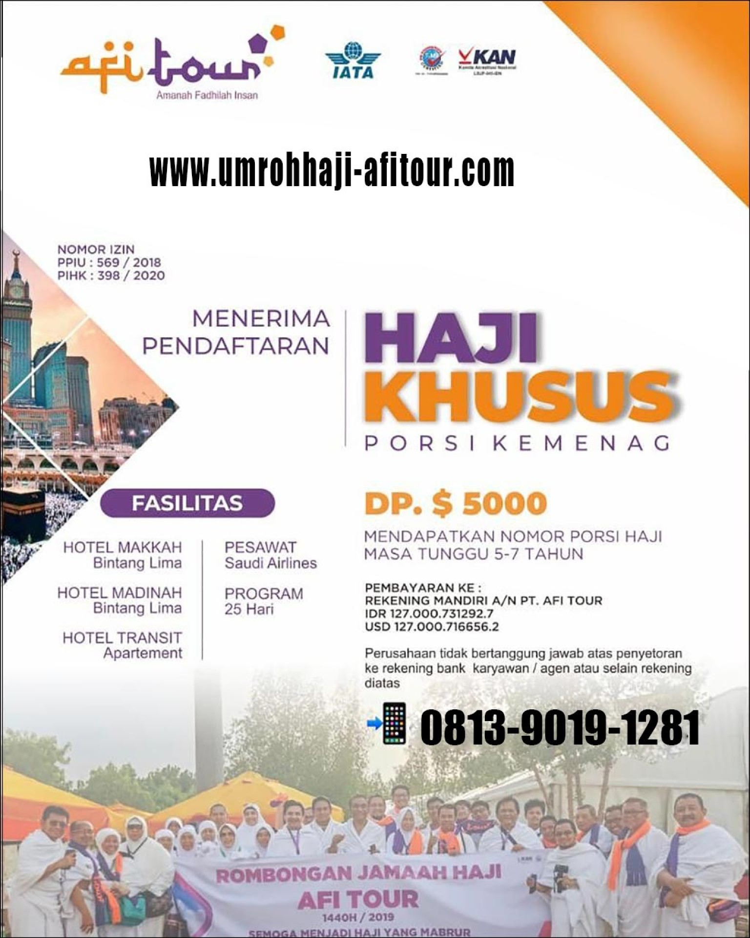 AFI TOUR - Umroh dan Haji Plus