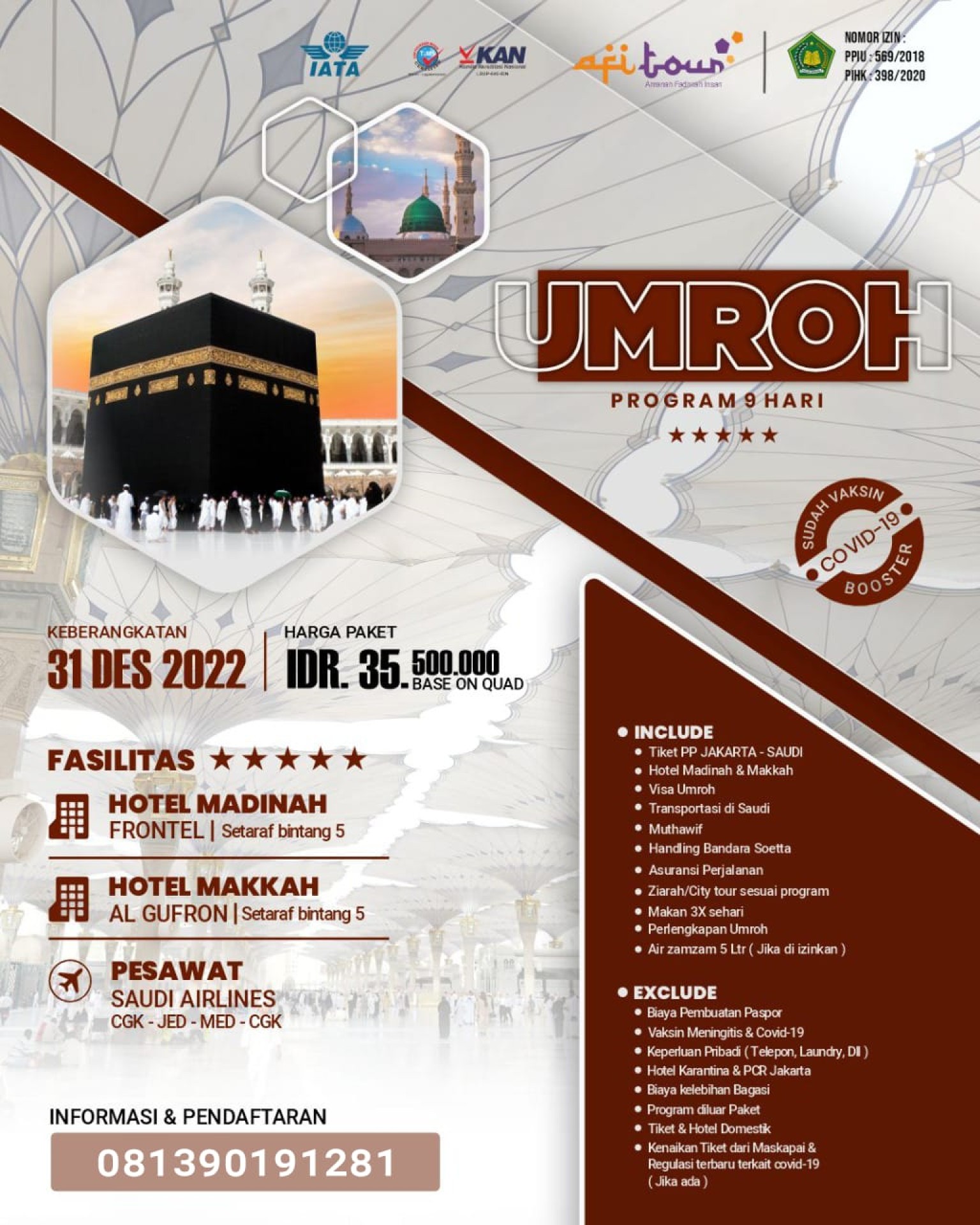 AFI TOUR - Umroh dan Haji Plus