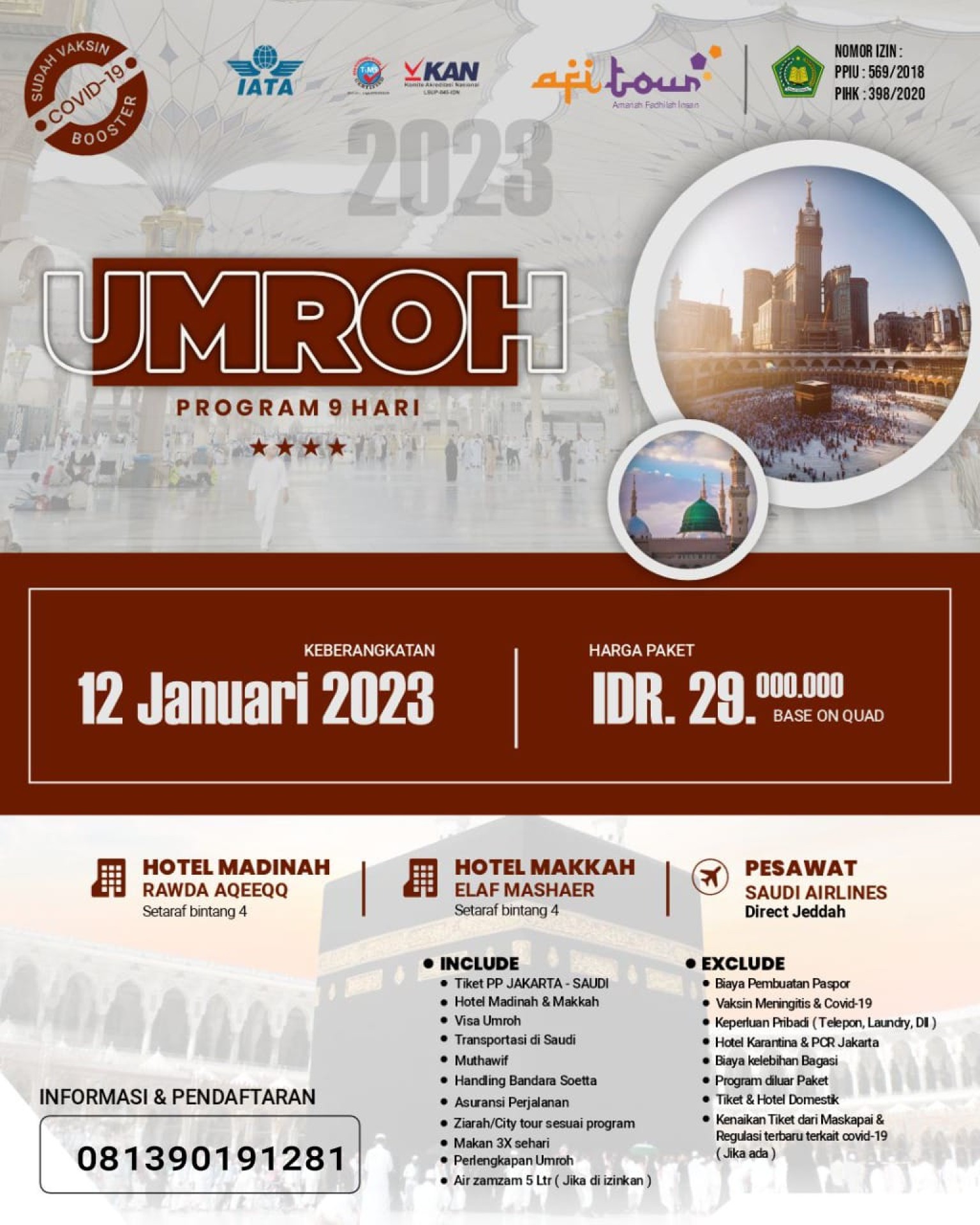 AFI TOUR - Umroh dan Haji Plus