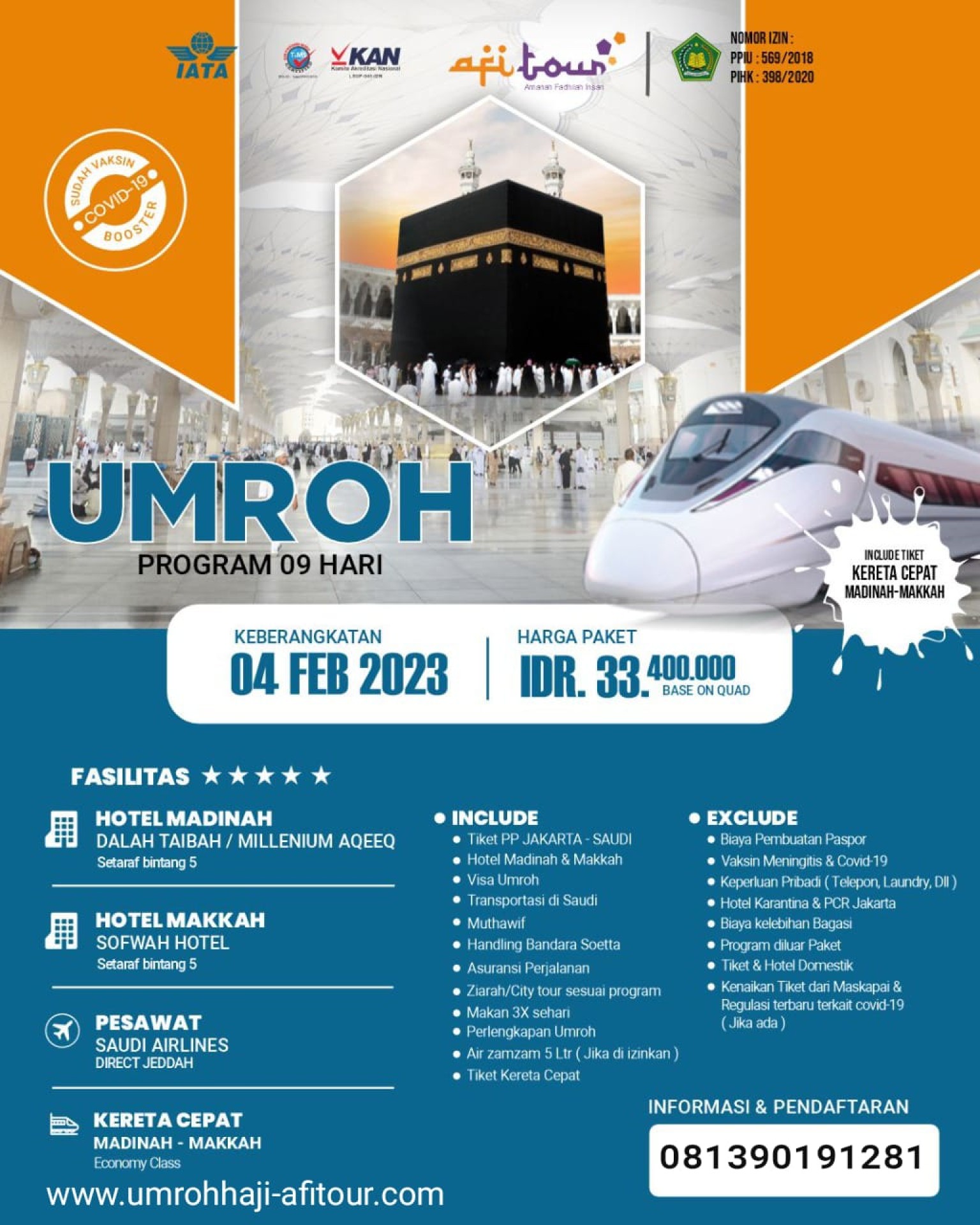 AFI TOUR - Umroh dan Haji Plus